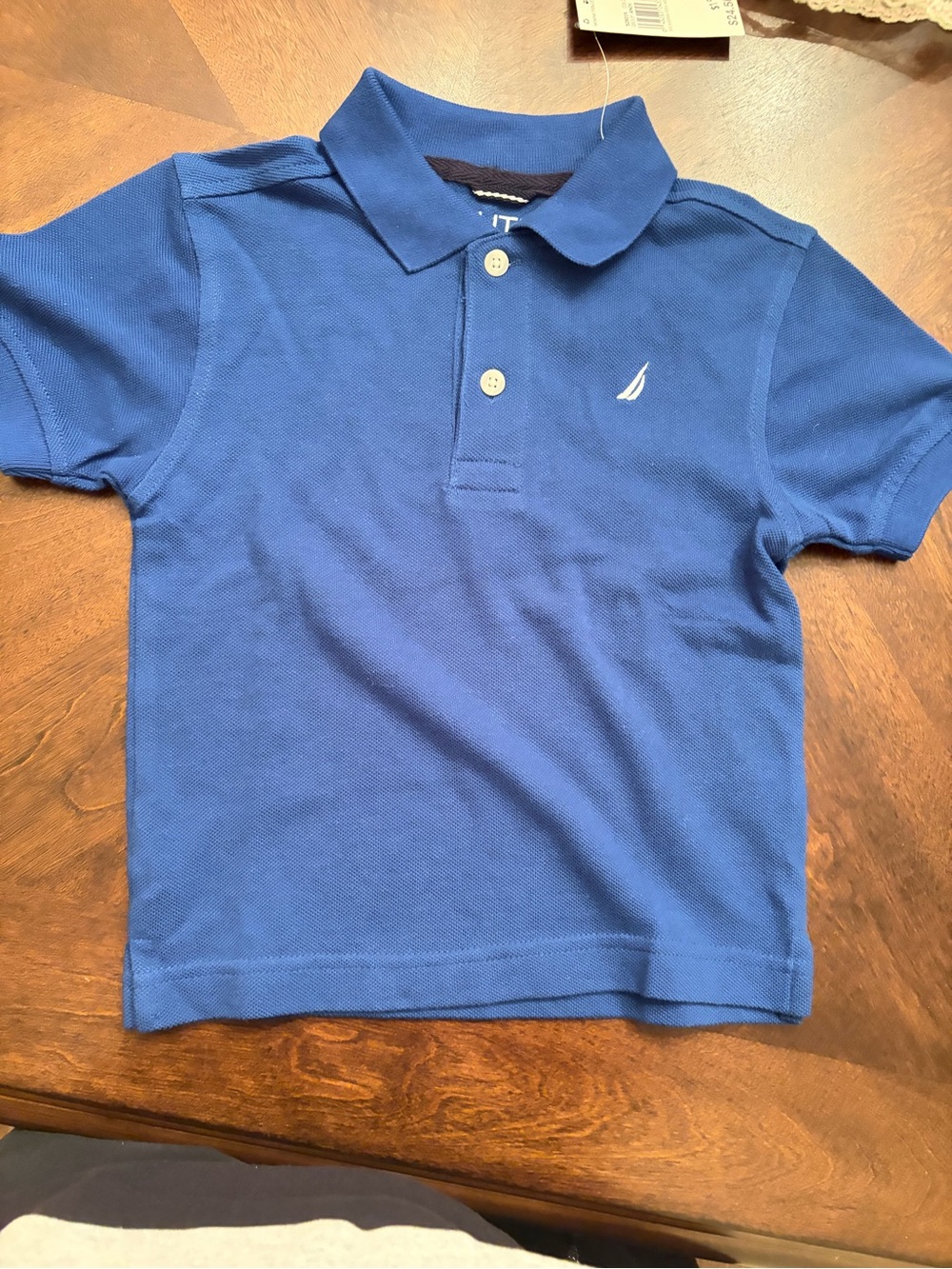 Nautica Boys Royal Blue Short Sleeve Polo